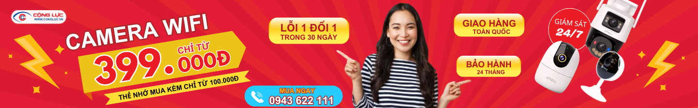 Bán camera wifi không dây chính hãng giá rẻ tại Hải Phòng